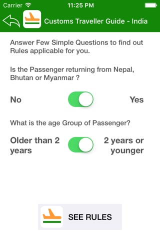 Customs Traveller Guide India screenshot 4