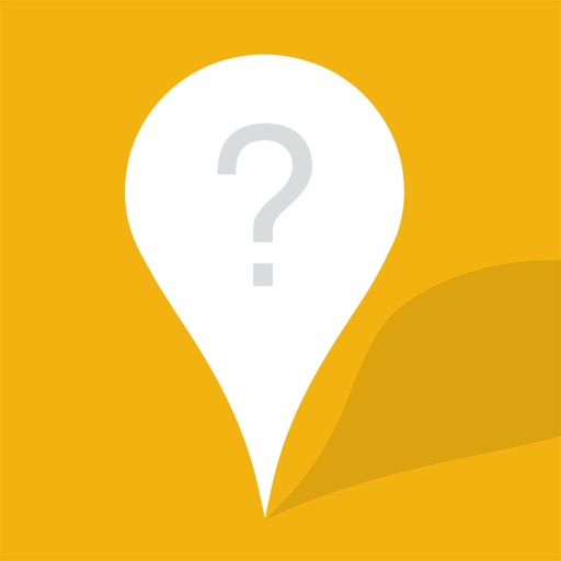 Secret tourist attraction information sharing map icon