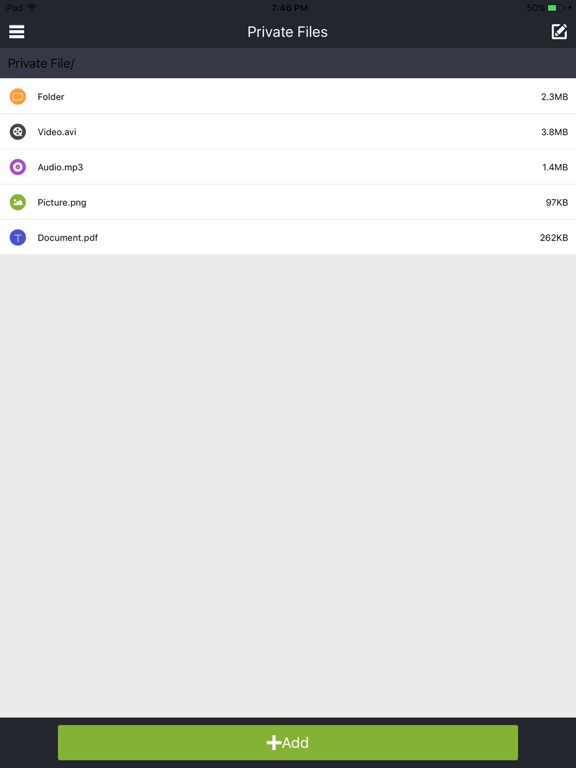 Screenshot #6 pour Private File