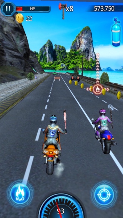 Screenshot #1 pour haut moto jeux de vélo