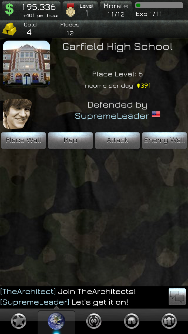 Screenshot #3 pour Geo Generals - Location Based War MMO Strategy Game