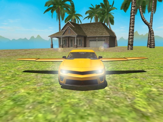 Скачать Flying Car Driving Simulator Free: Extreme Muscle Car - Airplane Flight Pilot