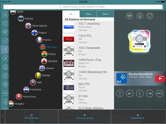 Screenshot #5 pour iRadio Germany