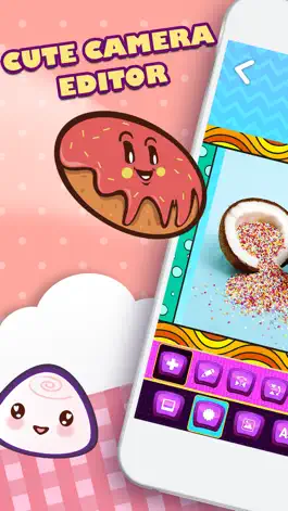 Game screenshot Kawaii Photo Stickers Studio – Cute Camera Edit.or with Text on Pic Effects for Picture.s mod apk