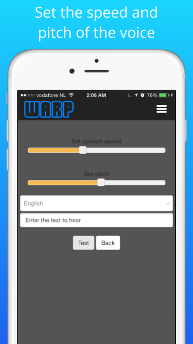 Warp News iPhone screenshot 5 - News app