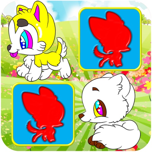 Puppy Preschool Educational Matching Little Dog Games for Kids icon