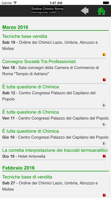 Ordine dei Chimici di Roma - LUAM