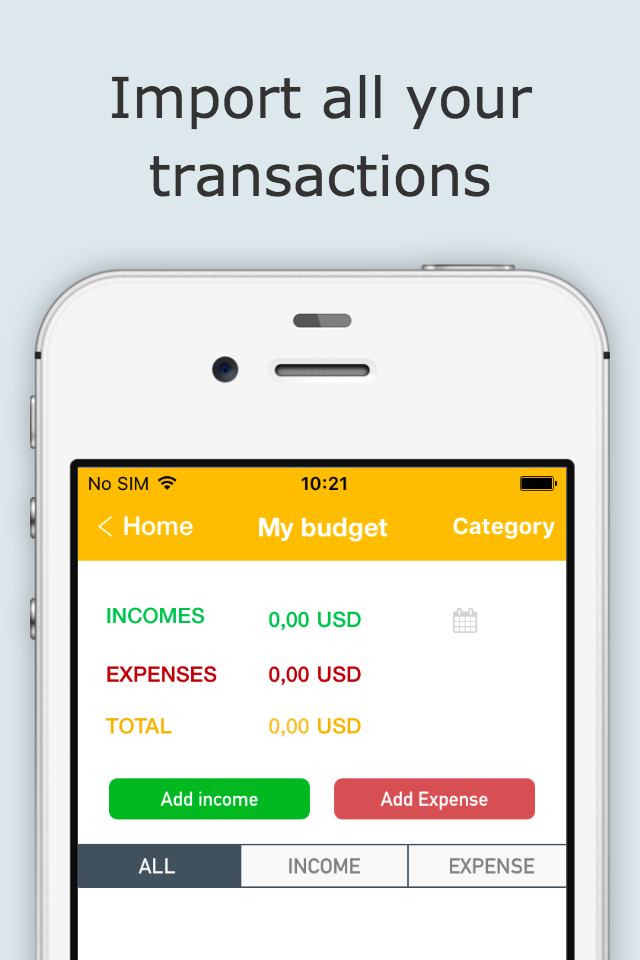 Money Control - My Budget book - Income and Expense Tracker »
