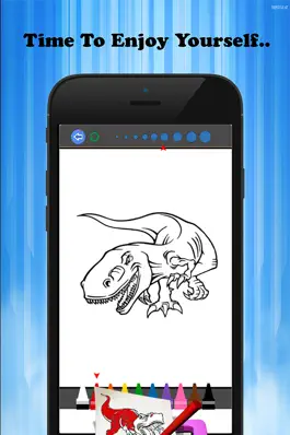 Game screenshot Dinosaur Paint and Coloring Book - Free Games For Kids apk