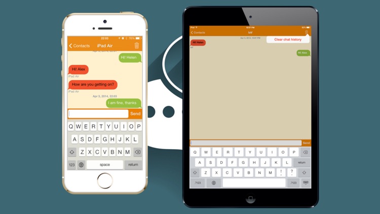 Messenger. Bluetooth and local network
