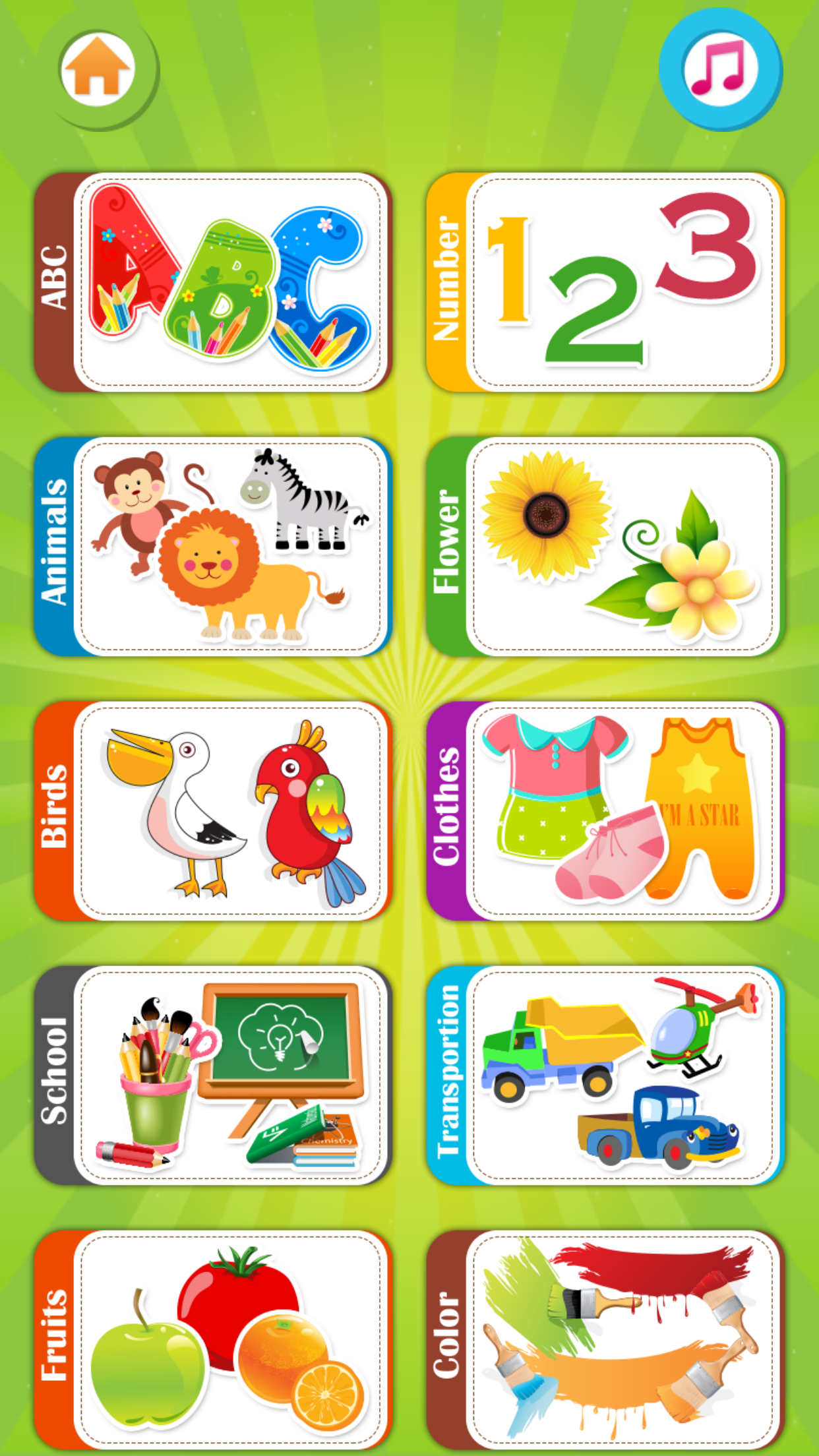 FlashCard For Kid - Baby Learn English
