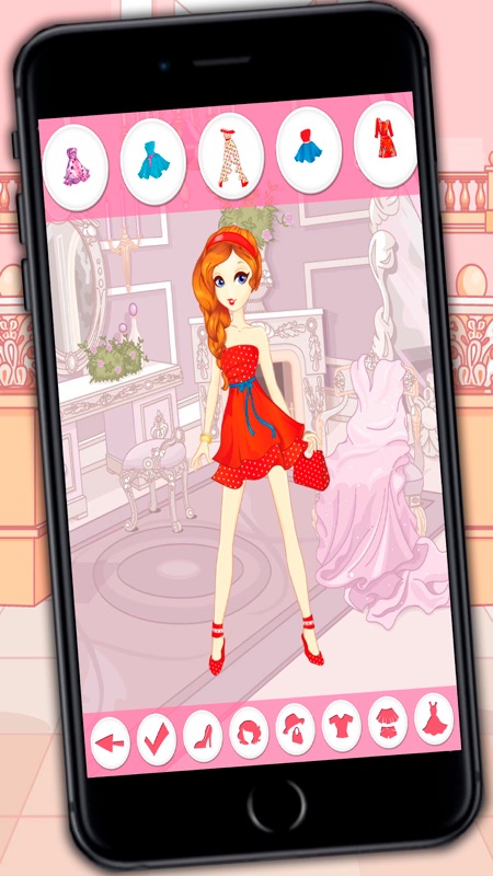 Dress dolls and design models – fashion games for girls of all ages screenshot 5