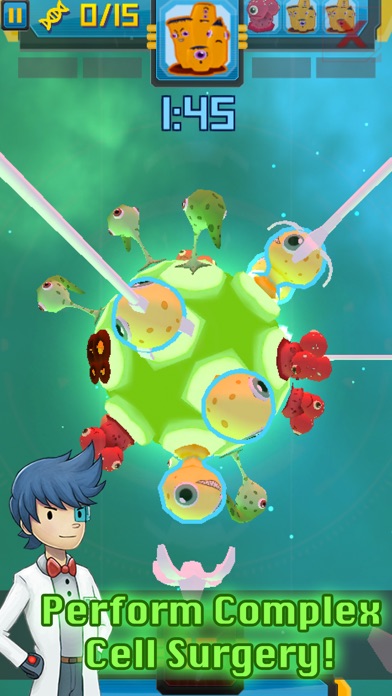 Cell Surgeon - A Unique 3D Match 4 Strategy Game! Screenshot 2