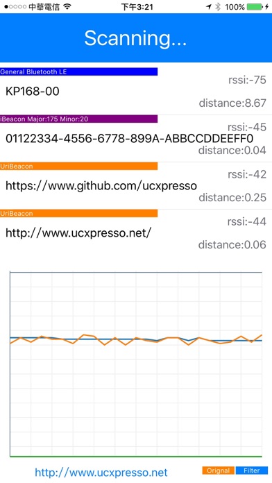 BLE-Scanner screenshot