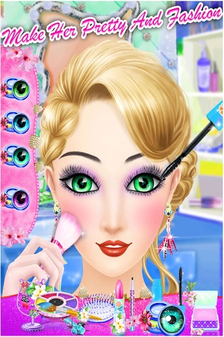 Hollywood Star Makeup - Spa Makeup Dress Up - Princess Girls Game -  girls beauty salon Games screenshot 3