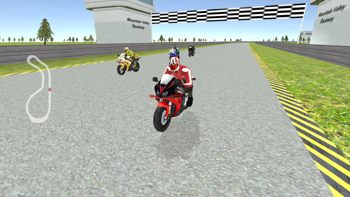 Screenshot #1 pour Bike Racing : Knockout 3D for TV