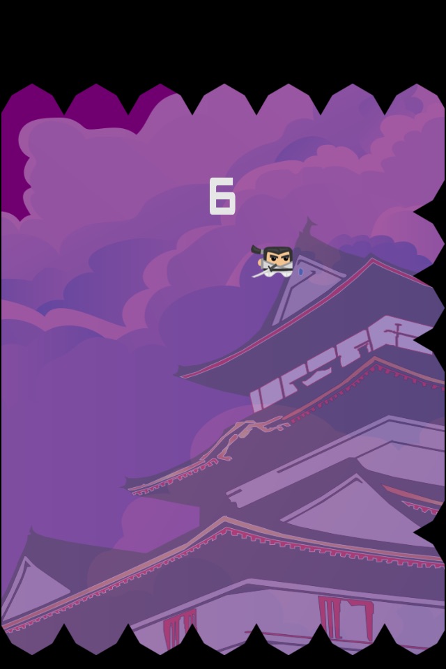 Bouncy Samurai - Tap to Make Him Bounce, Fight Time and Don't Touch the Ninja Shadow Spikes screenshot 2