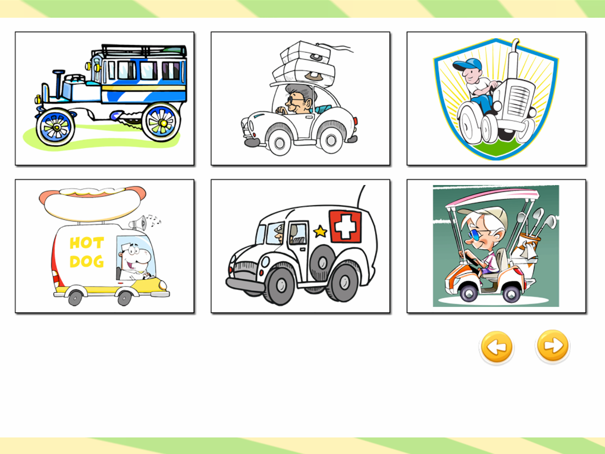Cute Car Coloring Book screenshot 7