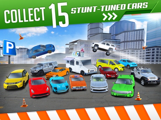 Screenshot #5 pour Roof Jumping 3 Stunt Driver Parking Simulator Gratuit Jeux de Voiture de Course