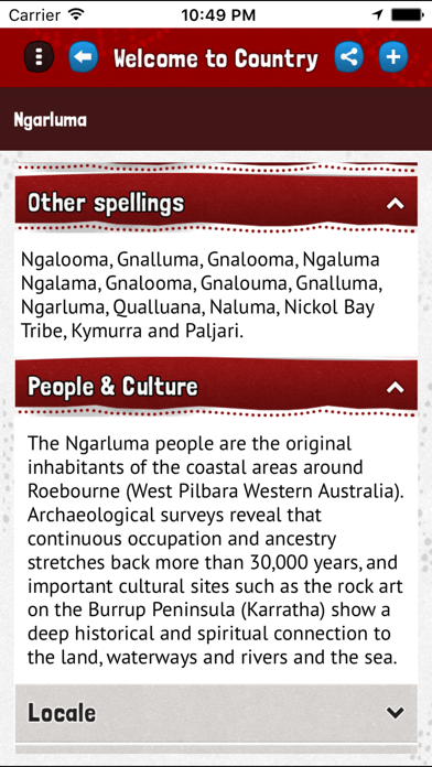 Welcome to Country iPhone screenshot 5 - Travel app