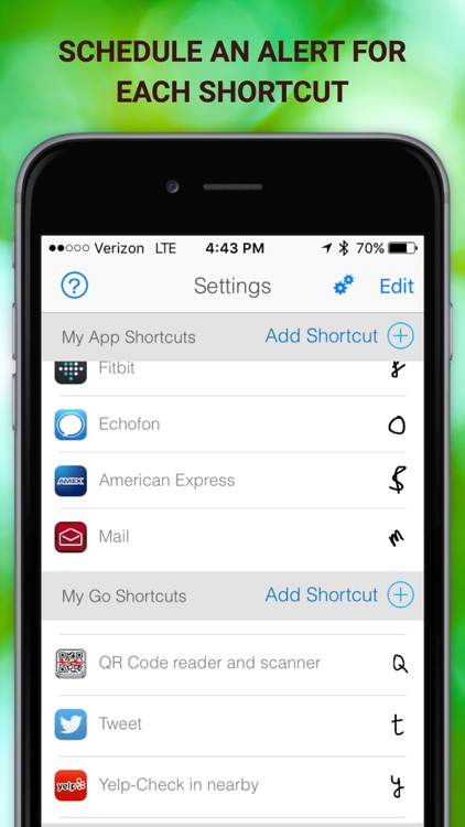 LaunchCode Shortcut with Notification Center & 3D Touch - FREE screenshot-4