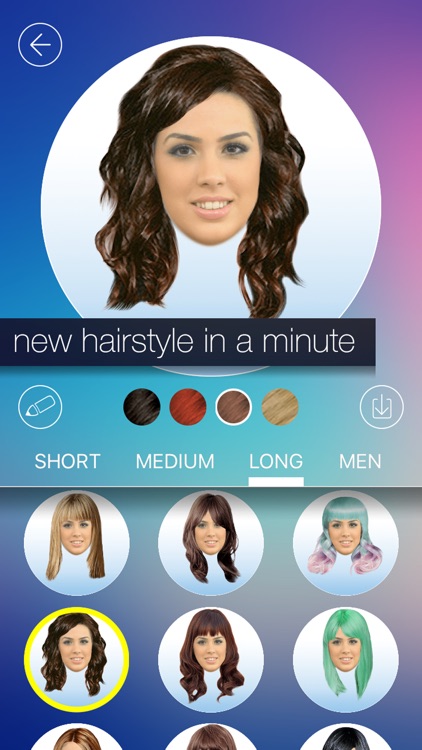 Hair MakeOver - new hairstyle and haircut in a minute screenshot-0