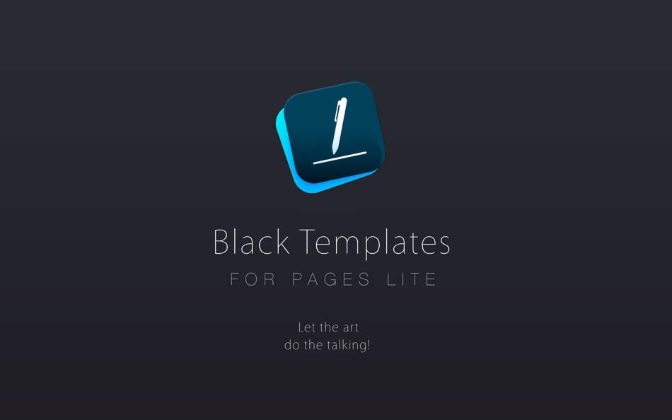 Black Templates for Pages Lite - 1.1.1 - (macOS)