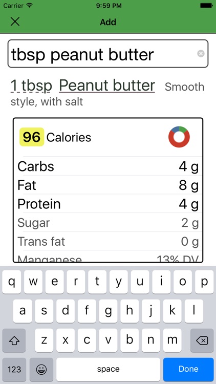 Spelt - Calorie and Nutrition Tracker