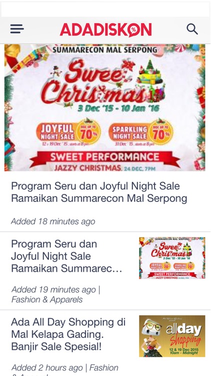 AdaDiskon - Discover Shopping News, Sales, & Events