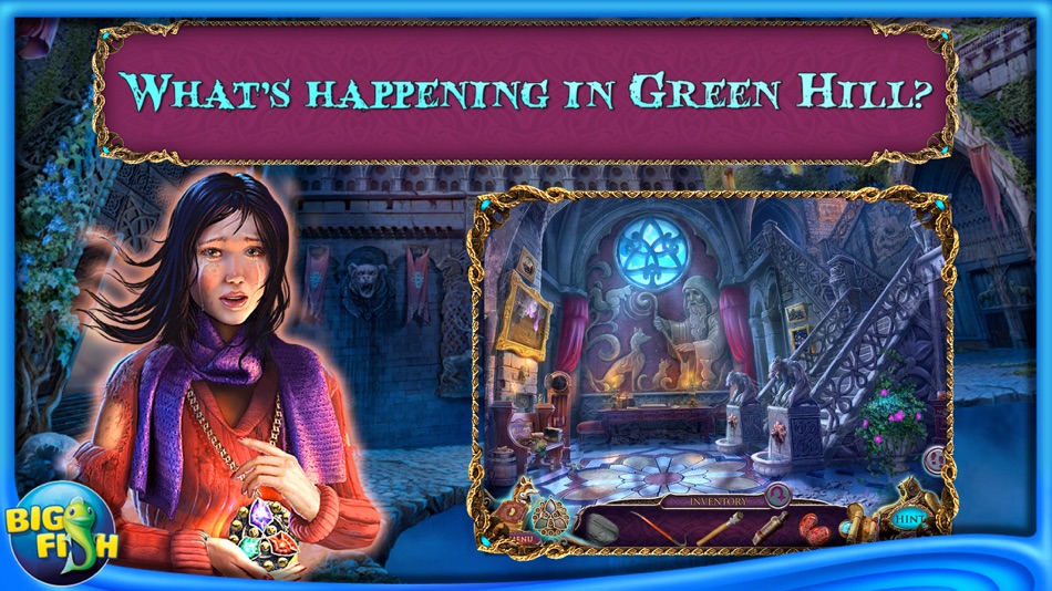 #2. Mystery of the Ancients: Three Guardians - A Hidden Object Game App with Adventure, Puzzles & Hidden Objects for iPhone (iOS) By: Big Fish Games, Inc