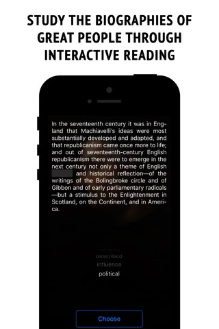 Machiavelli - interactive biography screenshot 2