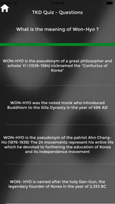 TKD Quiz - TAGB TaeKwonDo Grading Questions screenshot