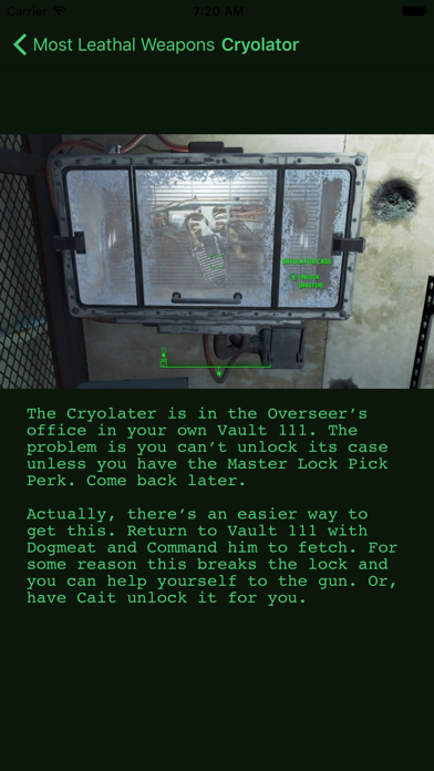 Wasteland Survival Guide - Tips for Fallout 4 iPhone screenshot