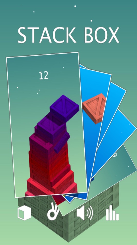 Stack Box - A free physical effect of the stacking of casual games - 1.1 - (iOS)