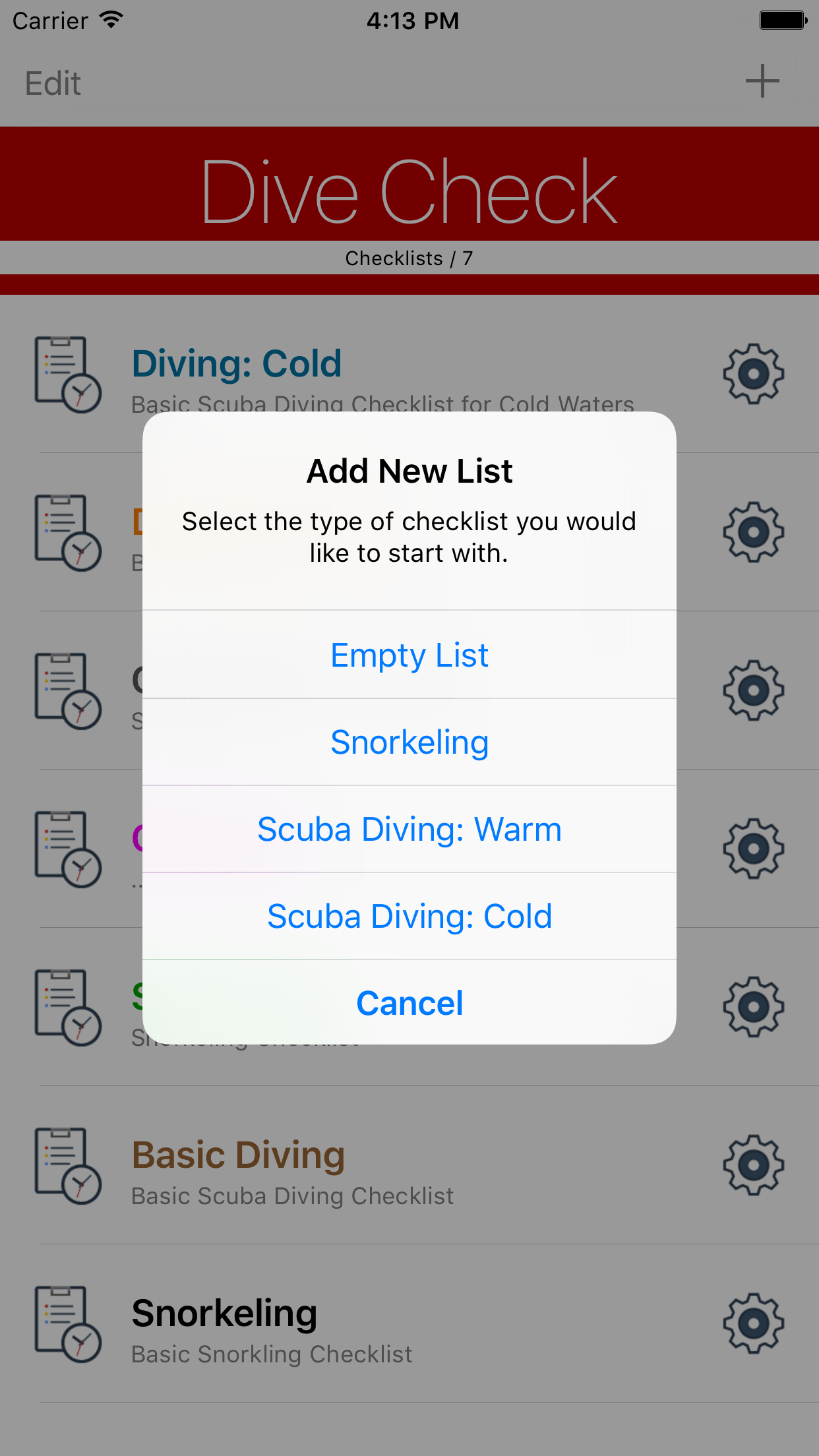 Dive Check screenshot 5