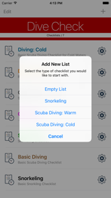 Dive Check screenshot