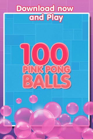 100 Pink Pong Balls screenshot 3