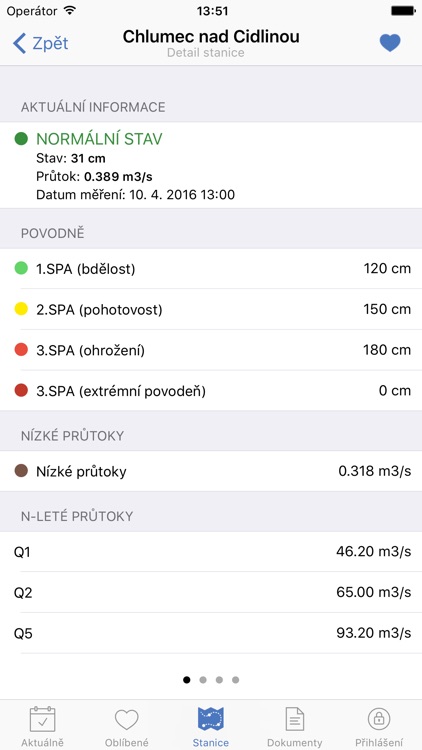 Stavy a průtoky screenshot-3