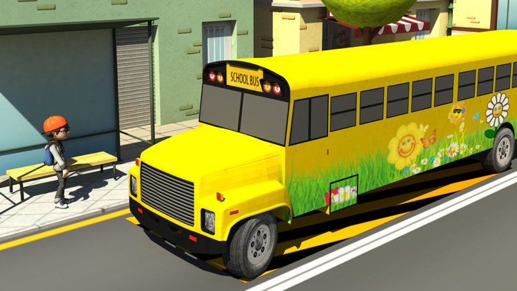 Kids School Bus Learning Driver 3d simulator screenshot-3