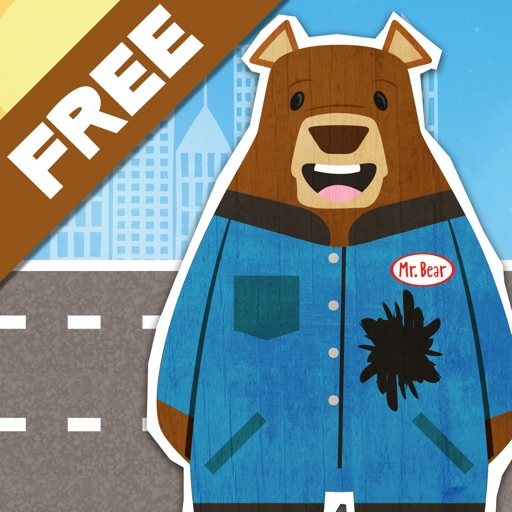 Mr. Bear Cars Free Icon