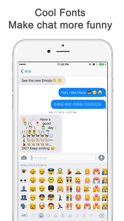 Best Emoji Keyboard - Customized with New Animated Emojis, Gif & Cool Fonts screenshot-3