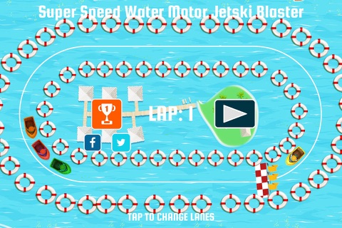 Super Speed Water Motor Jetski Blaster - Best Free Racing Game screenshot 4