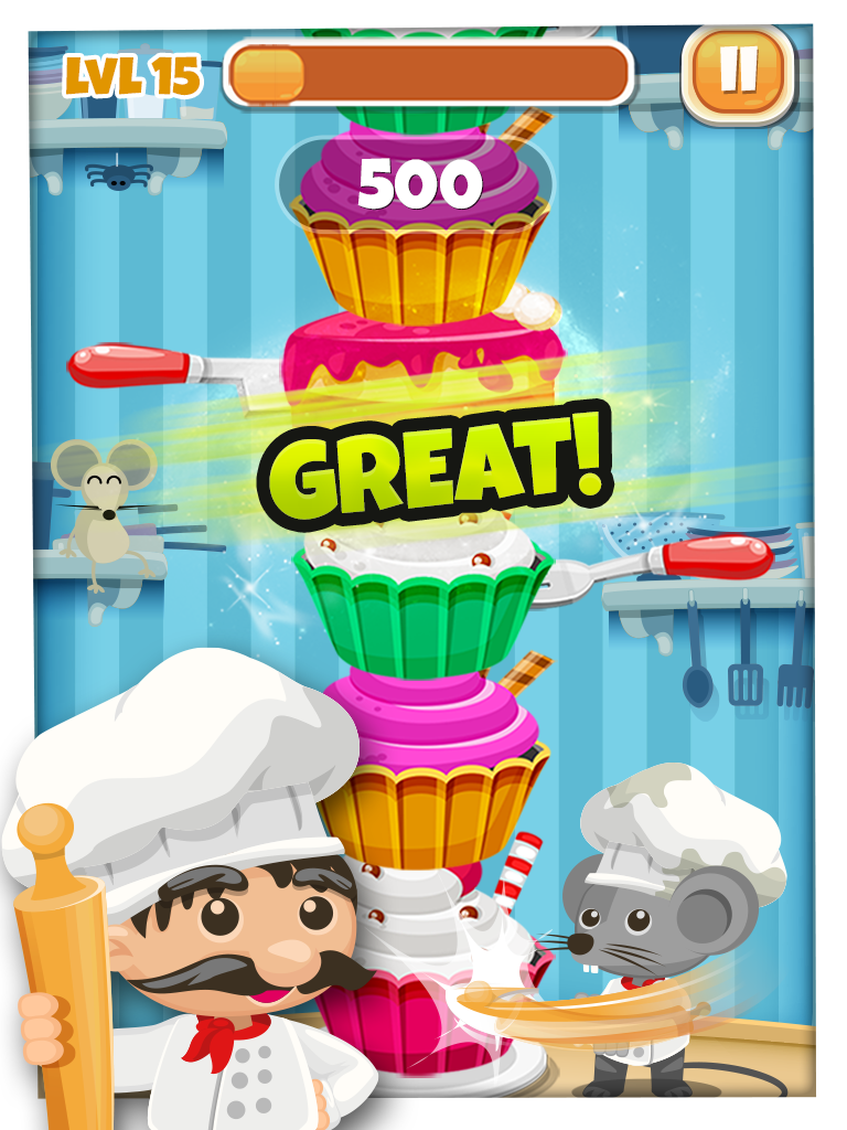 Chef Timber World Master "Cooking Games" Cakes Story Candy Timberman Star Edition 2016 screenshot 7