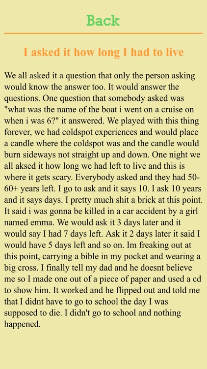 Ouija Board Horror Stories