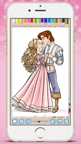 Game screenshot принцесса раскраска Книга - Покрасить фея рассказ принцесс mod apk
