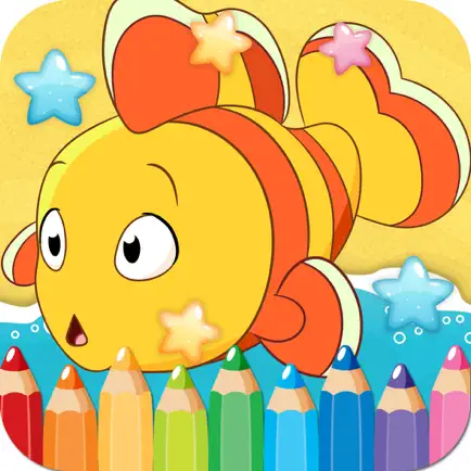 Ocean Drawing Coloring Book - Cute Caricature Art Ideas pages for kids Cheats