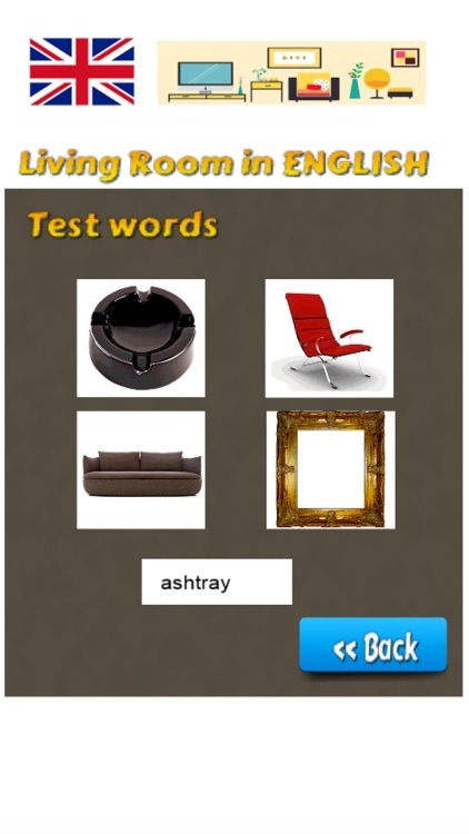 Learn Living Room Words in English Language