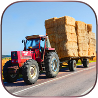 Tractor Farm Driver - Free 3D Farming Simulator Game Animal and Hay Transporter Farmer Tractor