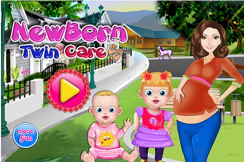 Newborn Twins Care new baby kids games for girls screenshot 2