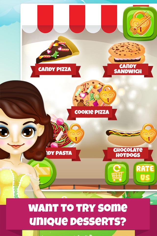 Pizza Dessert Maker Salon - Candy Food Cooking & Cake Making Kids Games for Girl Boy! screenshot 3